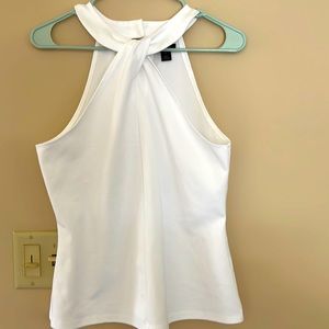 Halogen white tank top